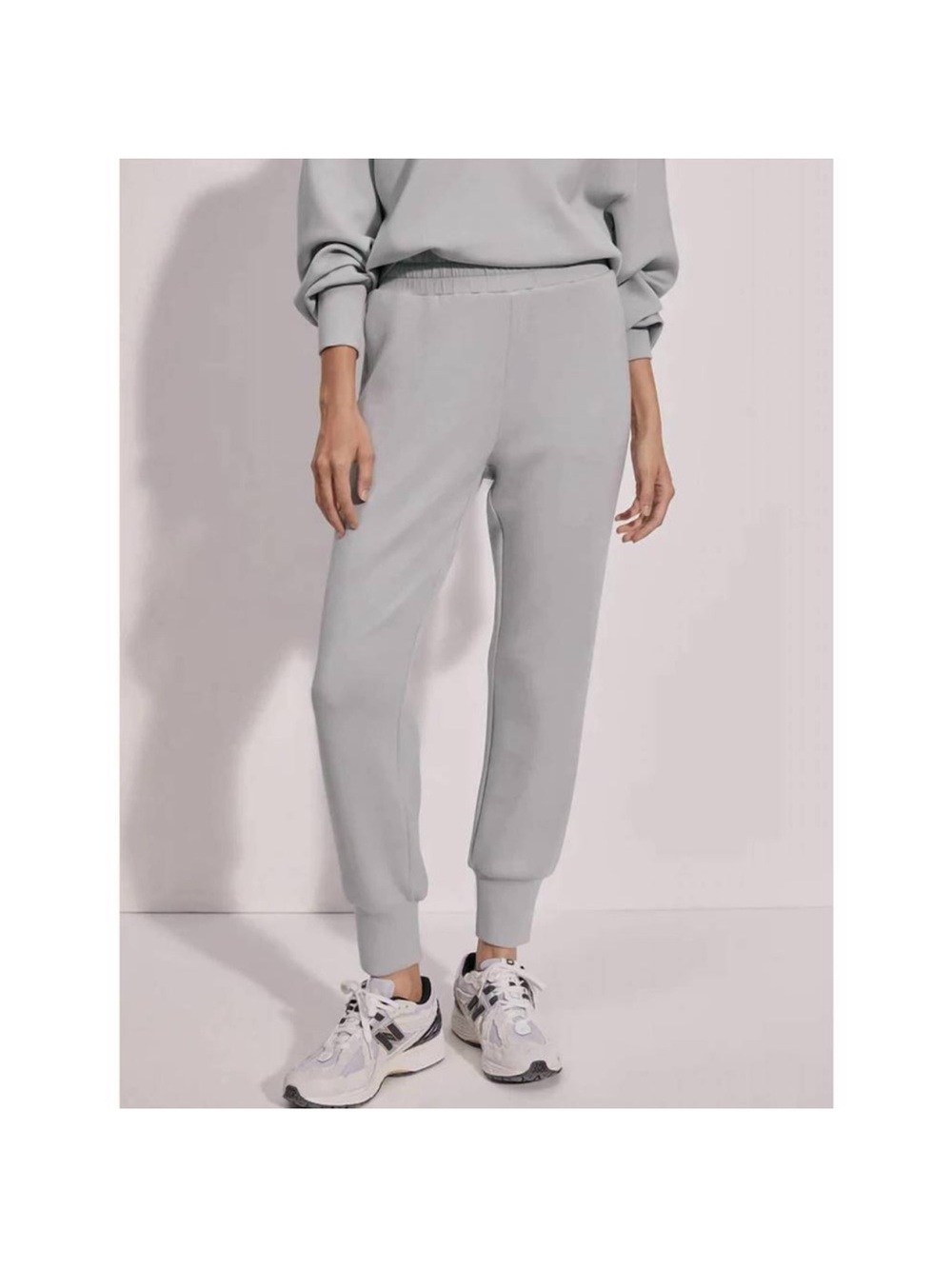 Varley slim cuff pants in mirage gray